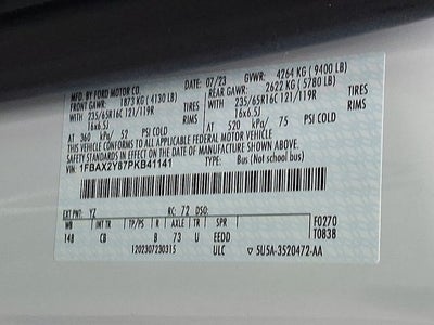 2023 Ford Transit-350 XLT