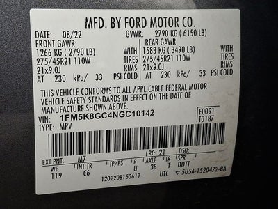 2022 Ford Explorer ST