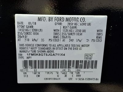 2018 Ford Explorer Sport