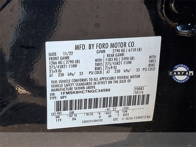 2022 Ford Explorer Platinum