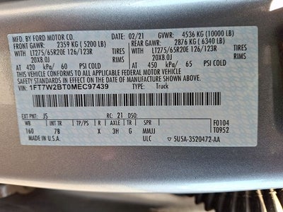 2021 Ford F-250SD Platinum