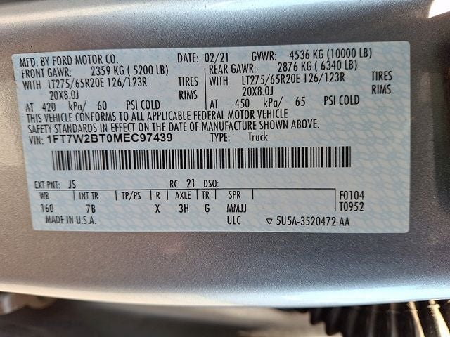 2021 Ford F-250SD Platinum