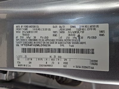 2021 Ford Ranger Lariat