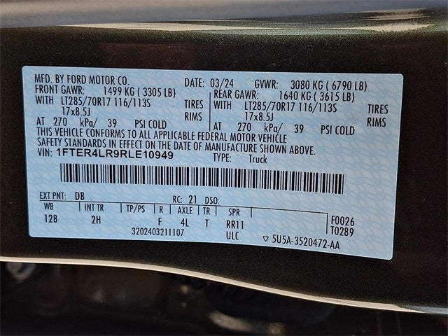 2024 Ford Ranger Raptor