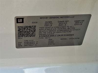 2019 Chevrolet Tahoe LT