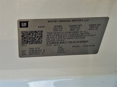 2019 Chevrolet Tahoe LT