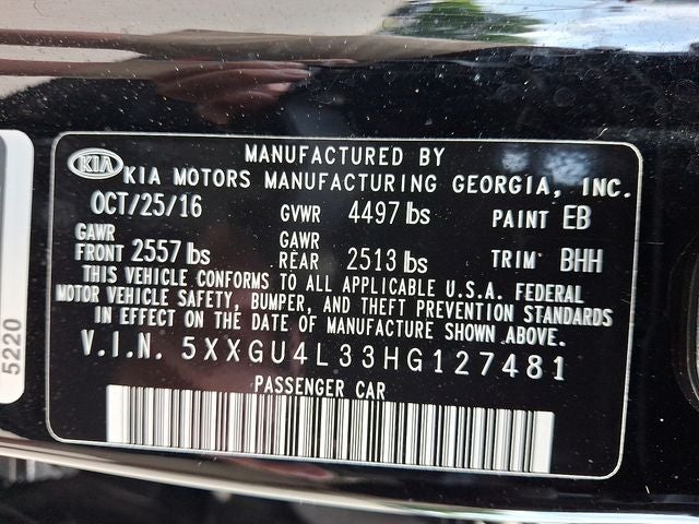 2017 Kia Optima EX