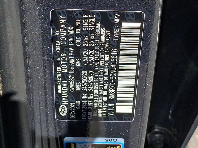 2022 Hyundai Palisade Calligraphy