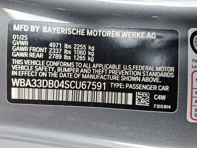 2025 BMW 4 Series 430i