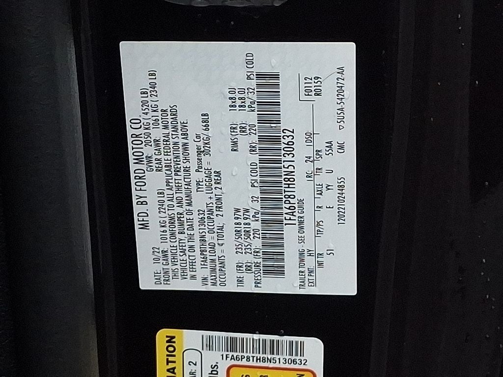 2022 Ford Mustang EcoBoost Premium