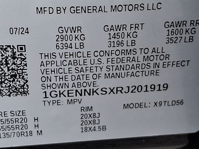 2024 GMC Acadia Elevation