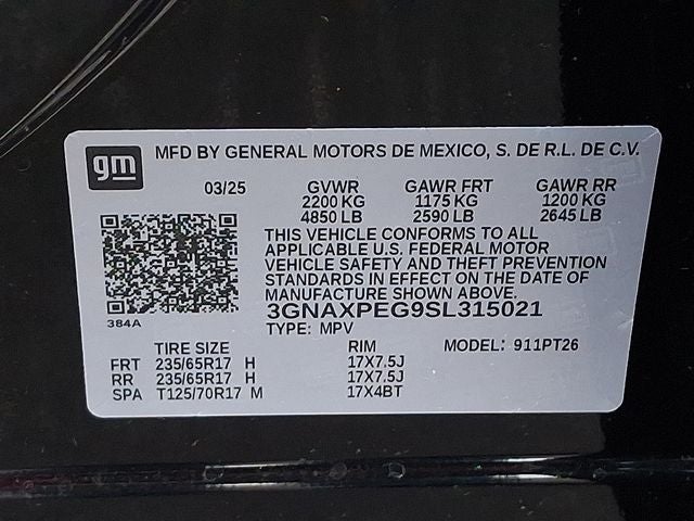2025 Chevrolet Equinox LT