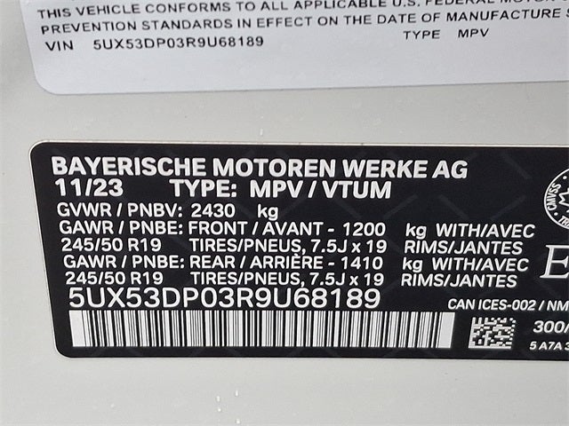 2024 BMW X3 xDrive30i