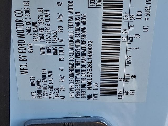 2020 Ford Transit Connect XL