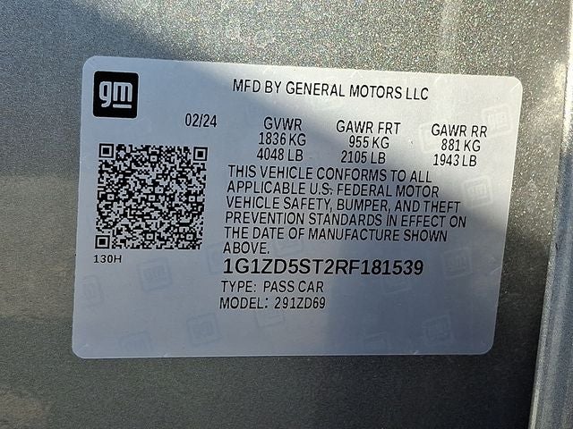 2024 Chevrolet Malibu LT 1LT