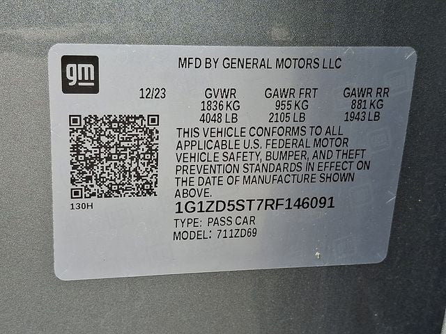2024 Chevrolet Malibu LT 1LT