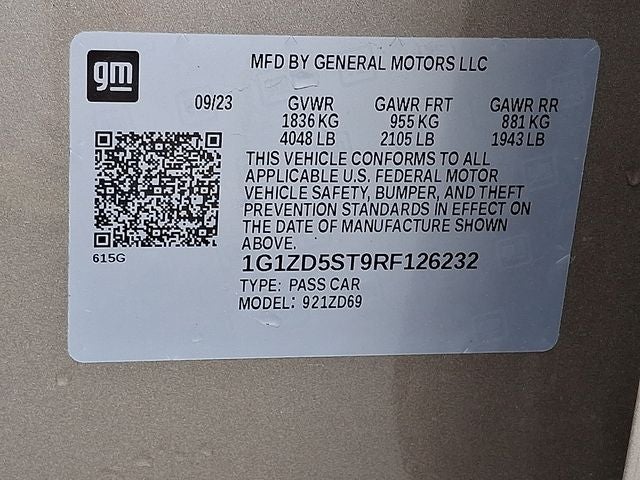 2024 Chevrolet Malibu LT 1LT