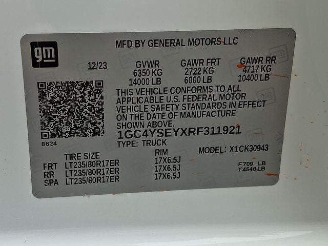 2024 Chevrolet Silverado 3500HD Work Truck