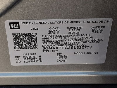 2025 Chevrolet Equinox LT