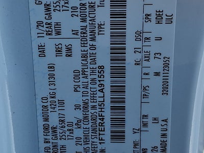 2020 Ford Ranger XLT