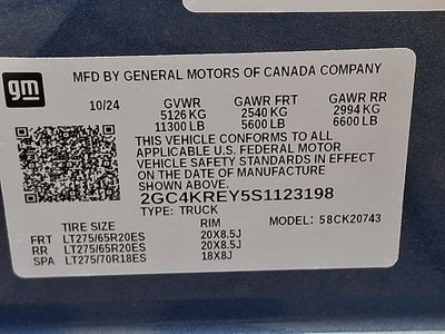 2025 Chevrolet Silverado 2500HD High Country