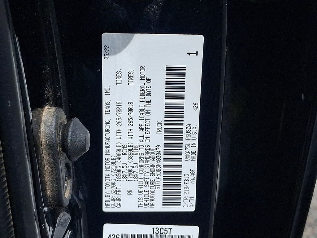 2022 Toyota Tundra SR5