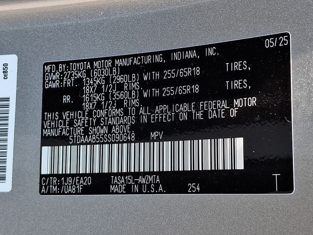 2025 Toyota Grand Highlander XLE