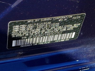 2024 Subaru Impreza Sport