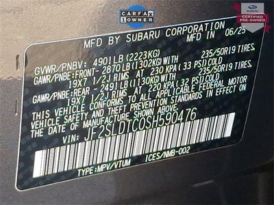 2025 Subaru Forester Touring