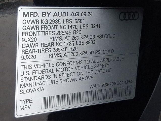 2025 Audi Q7 55 Premium Plus quattro