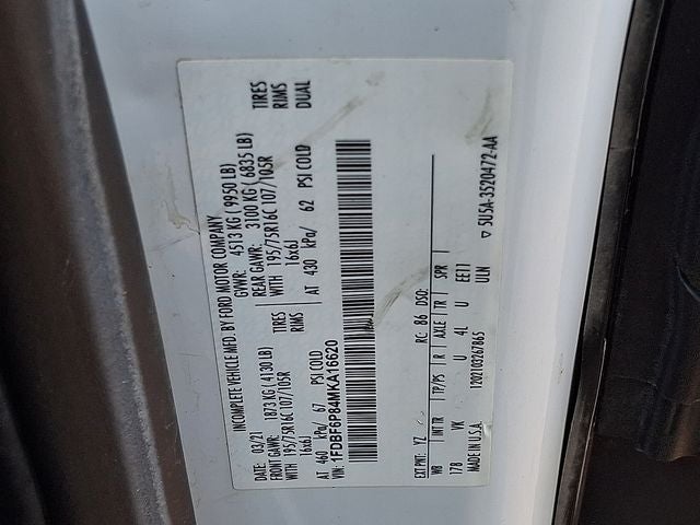 2021 Ford Transit-350 Base 178 WB