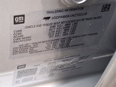 2022 Chevrolet Silverado 1500 Custom