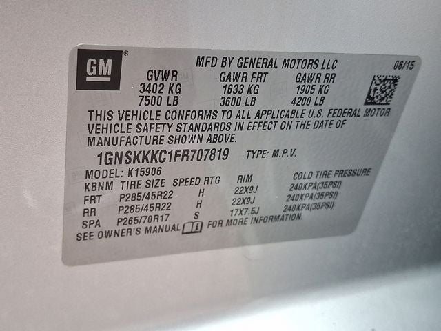 2015 Chevrolet Suburban LTZ