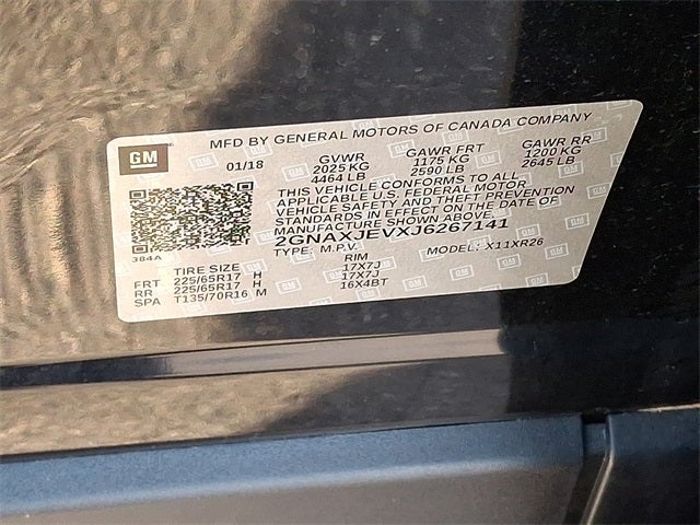 2018 Chevrolet Equinox LT