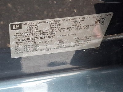 2017 Chevrolet Silverado 1500 LT LT1