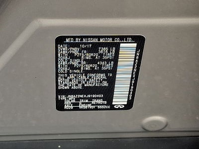 2018 INFINITI QX80 Base