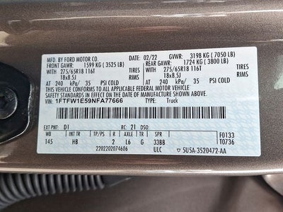 2022 Ford F-150 LARIAT