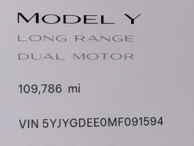 2021 Tesla Model Y Long Range