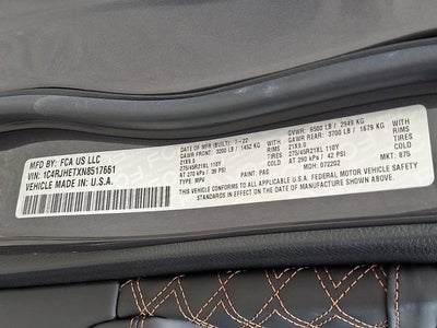 2022 Jeep Grand Cherokee Summit Reserve