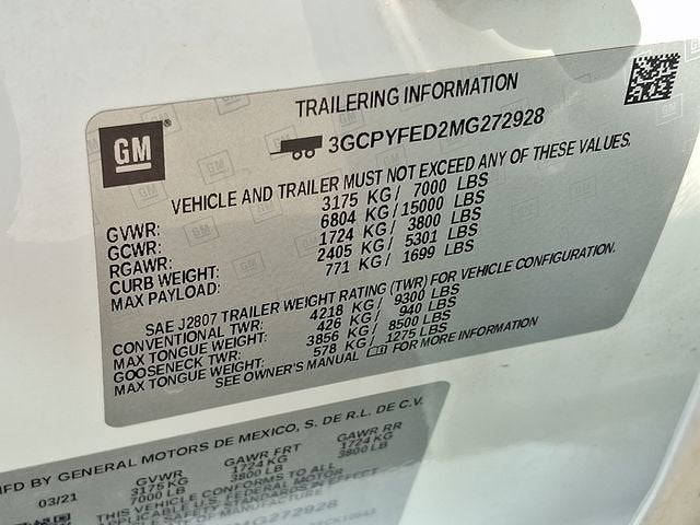 2021 Chevrolet Silverado 1500 LT Trail Boss