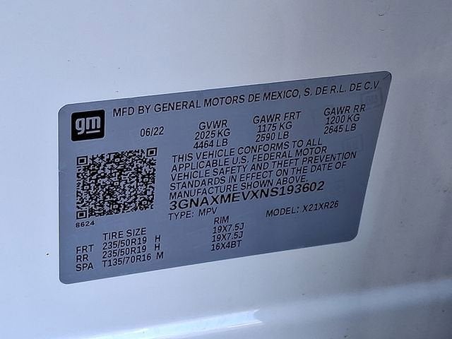 2022 Chevrolet Equinox RS