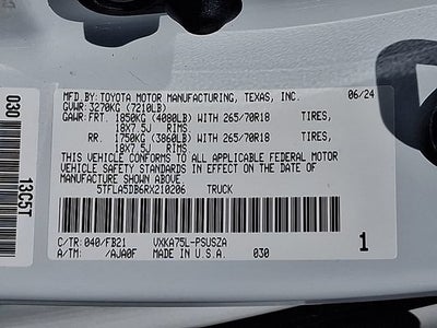 2024 Toyota Tundra 4WD SR5