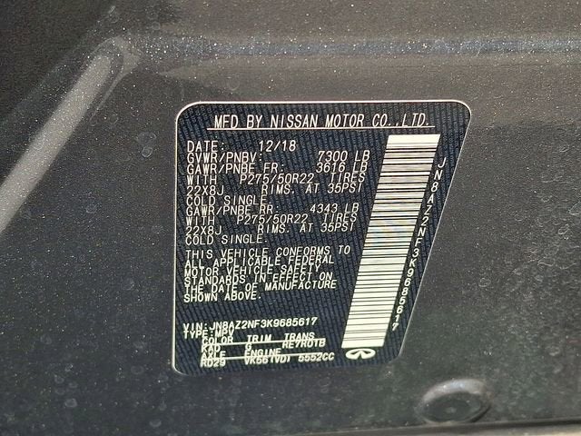 2019 INFINITI QX80 LUXE