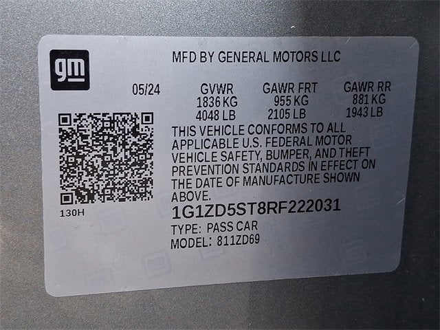 2024 Chevrolet Malibu 1LT