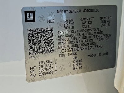 2019 Chevrolet Colorado 4WD Z71