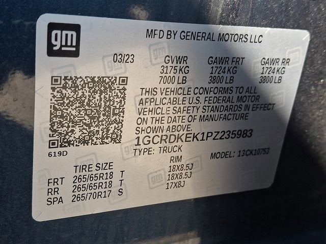 2023 Chevrolet Silverado 1500 LT (2FL)