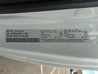 2024 RAM 2500 Tradesman Regular Cab 4x4 8' Box