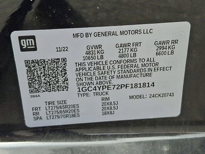 2023 Chevrolet Silverado 2500 HD LTZ