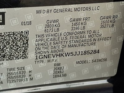 2018 Chevrolet Traverse LT Leather