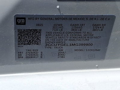 2021 Chevrolet Silverado 1500 LTZ